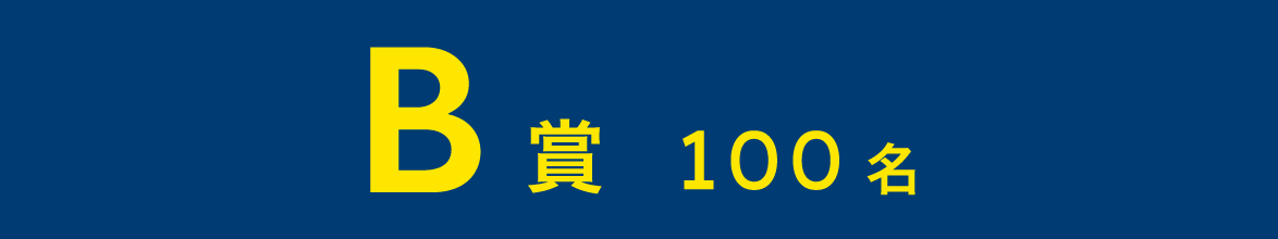 B賞 100名