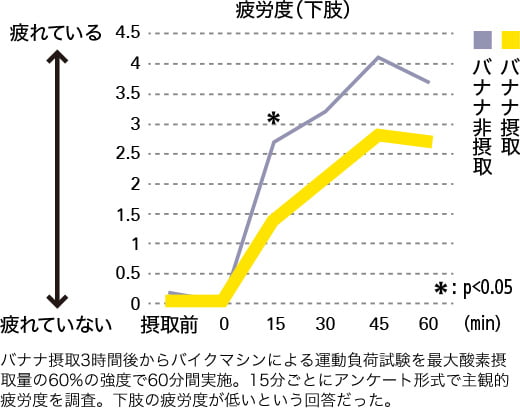 エネルギーの吸収性のグラフ