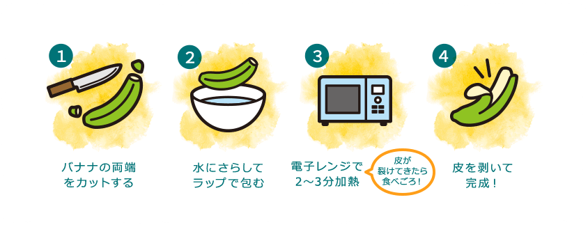 じゃがいもや栗のような新食感素材。レンジで簡単時短調理で美味しい！